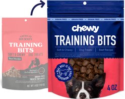 Chewy Made Beef Recipe Grain-Free Soft & Chewy Made Training Bits Dog Treats (FORMERLY AMERICAN JOURNEY), 4-oz bag