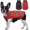 Show in main carousel: Kuoser Weatherproof Dog Coat, Red, X-Small slide 7 of 8