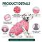 Show in main carousel: Kuoser Dog Recovery Suit, Pink, Medium slide 3 of 10