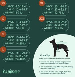 Kuoser Dog Recovery Suit, Pink, X-Large slide 2 of 8