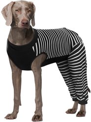 Kuoser Hind Leg Sleeve Dog Recovery Suit, Black, XXX-Large