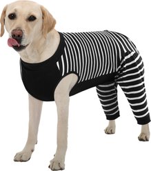 Kuoser Hind Leg Sleeve Dog Recovery Suit, Black, XX-Large