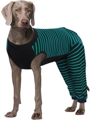 Kuoser Hind Leg Sleeve Dog Recovery Suit, Green, XXXX-Large