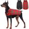Show in main carousel: Kuoser Weatherproof Dog Coat, Red, XX-Large slide 7 of 8