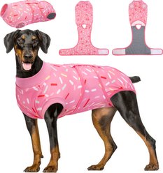 Kuoser Dog Recovery Suit, Pink, XX-Large