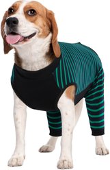 Kuoser Hind Leg Sleeve Dog Recovery Suit, Green, Medium