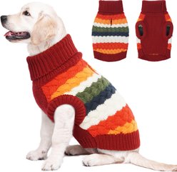 Kuoser Dog Sweater, Red, XXX-Large