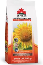 Semican Coarse Sunflower Chips Wild Bird Food, 50-lb bag