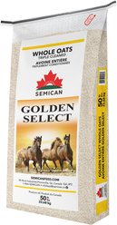 Semican Non-GMO Golden Select Whole Oats Horse Feed, 50-lb bag