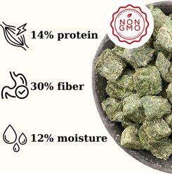 Semican Non-GMO Regular Size Alfalfa Cubes Horse Feed, 50-lb bag slide 2 of 6