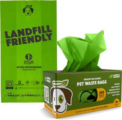 Doggy Do Good Landfill-Friendly Premium Dog & Cat Waste Bags - On a Single Roll, 200 count