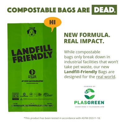 Show full view: Doggy Do Good Landfill-Friendly Premium Dog & Cat Waste Bags, 60 count slide 9 of 10