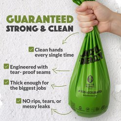 Doggy Do Good Landfill-Friendly X-Large Premium Dog & Cat Waste Bags - Handle Bags On A Roll, 90 count slide 2 of 9