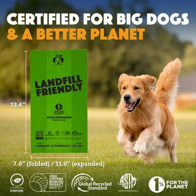 Show full view: Doggy Do Good Landfill-Friendly Premium Dog & Cat Waste Bags, 60 count slide 7 of 10