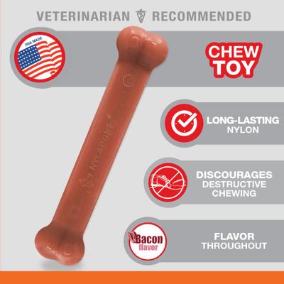 Show full view: Nylabone Power Chew Durable Dog Toy Bacon, Large slide 5 of 14