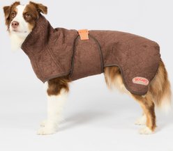 Siccaro Selected Drying Dog Coat, Dark Brown, 55