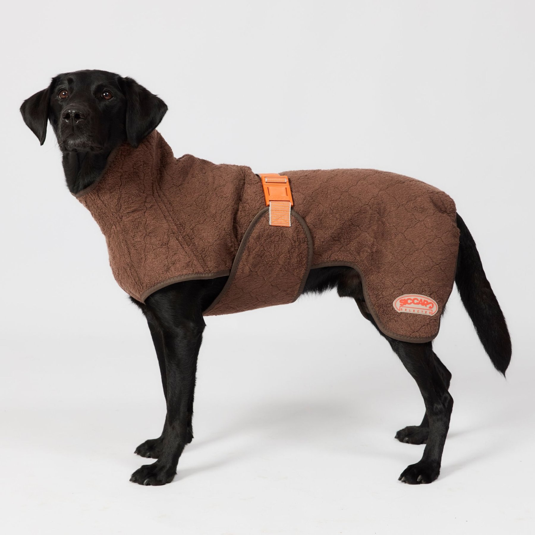 Siccaro Selected Drying Dog Coat, Dark Brown, 50