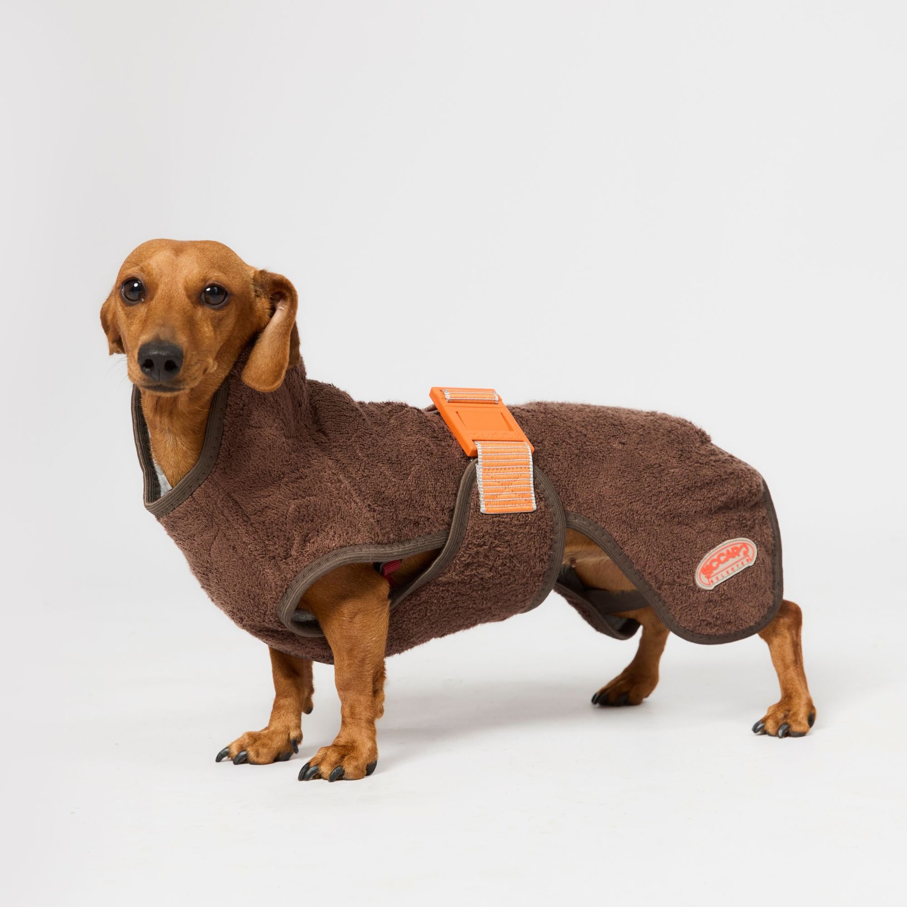 Siccaro Selected Drying Dog Coat, Dark Brown, 25