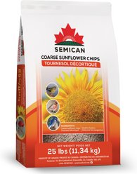 Semican Coarse Sunflower Chips Wild Bird Food, 25-lb bag