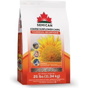 Semican Coarse Sunflower Chips Wild Bird Food, 25-lb bag