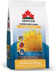Semican Striped Sunflower Wild Bird Food, 25-lb bag