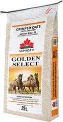 Semican Non-GMO Golden Select Crimped Oats Horse Feed, 50-lb bag