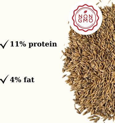 Show full view: Semican Non-GMO Golden Select Whole Oats Horse Feed, 50-lb bag slide 2 of 5