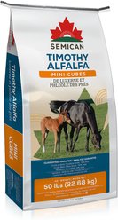 Semican Non-GMO Mini Size Timothy/Alfalfa Cubes Horse Feed, 50-lb bag