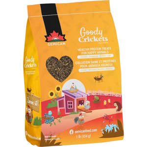 Semican GoodyCrickets Chicken Treats, 1-lb bag