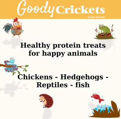Show full view: Semican GoodyCrickets Chicken Treats, 1-lb bag slide 2 of 4