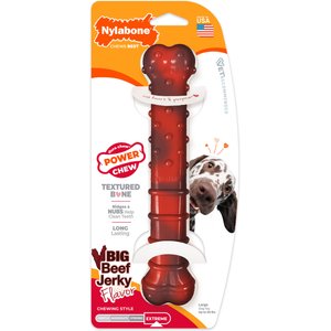 Nylabone Flavor Frenzy Power Chew Dog Toy Beef Jerky, Large