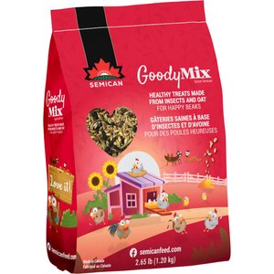 Semican GoodyMix Insects & Oat Chicken Treats, 2.65-lb bag