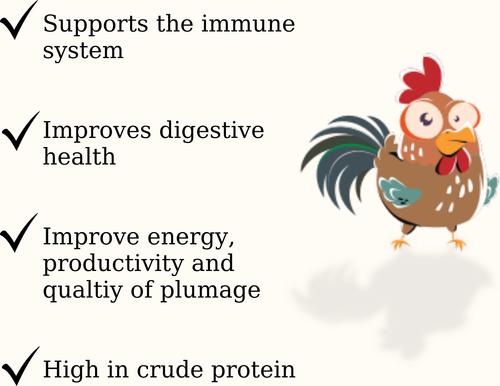 Show full view: Semican GoodyMix Insects & Oat Chicken Treats, 2.65-lb bag slide 3 of 5