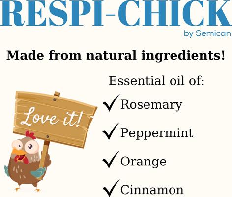 Show full view: Semican Respi-Chick Liquid Respiratory Supplement for Poultry, 16-fl oz bottle slide 4 of 6