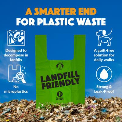 Show full view: Doggy Do Good Landfill-Friendly Premium Dog & Cat Waste Bags - Handle Bags, 180 count slide 5 of 10