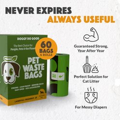 Doggy Do Good Landfill-Friendly Premium Dog & Cat Waste Bags, 60 count slide 2 of 9