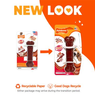 Show full view: Nylabone Power Chew Basted Blast Dual Flavored Dog Chew Toys, Medium slide 2 of 13