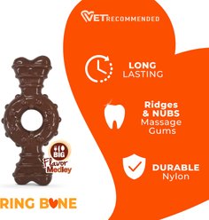 Nylabone Power Chew Flavor Medley Ring Bone Dog Chew Toy, X-Small slide 2 of 8