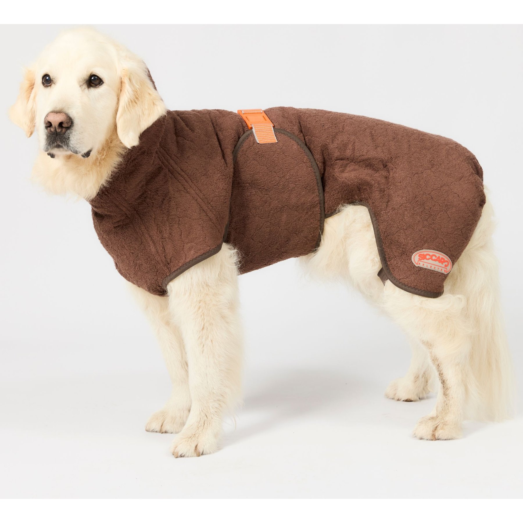 Siccaro Selected Drying Dog Coat, Dark Brown, 65