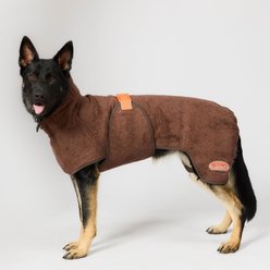 Siccaro Selected Drying Dog Coat, Dark Brown, 60