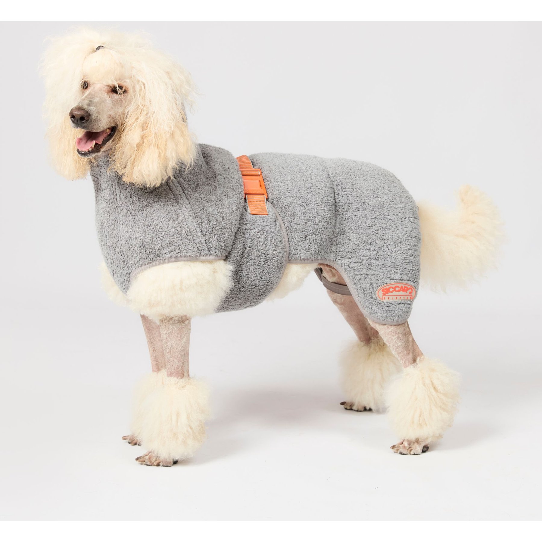 Siccaro Selected Drying Dog Coat, Signature Grey, 45