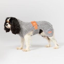 Siccaro Selected Drying Dog Coat, Signature Grey, 35