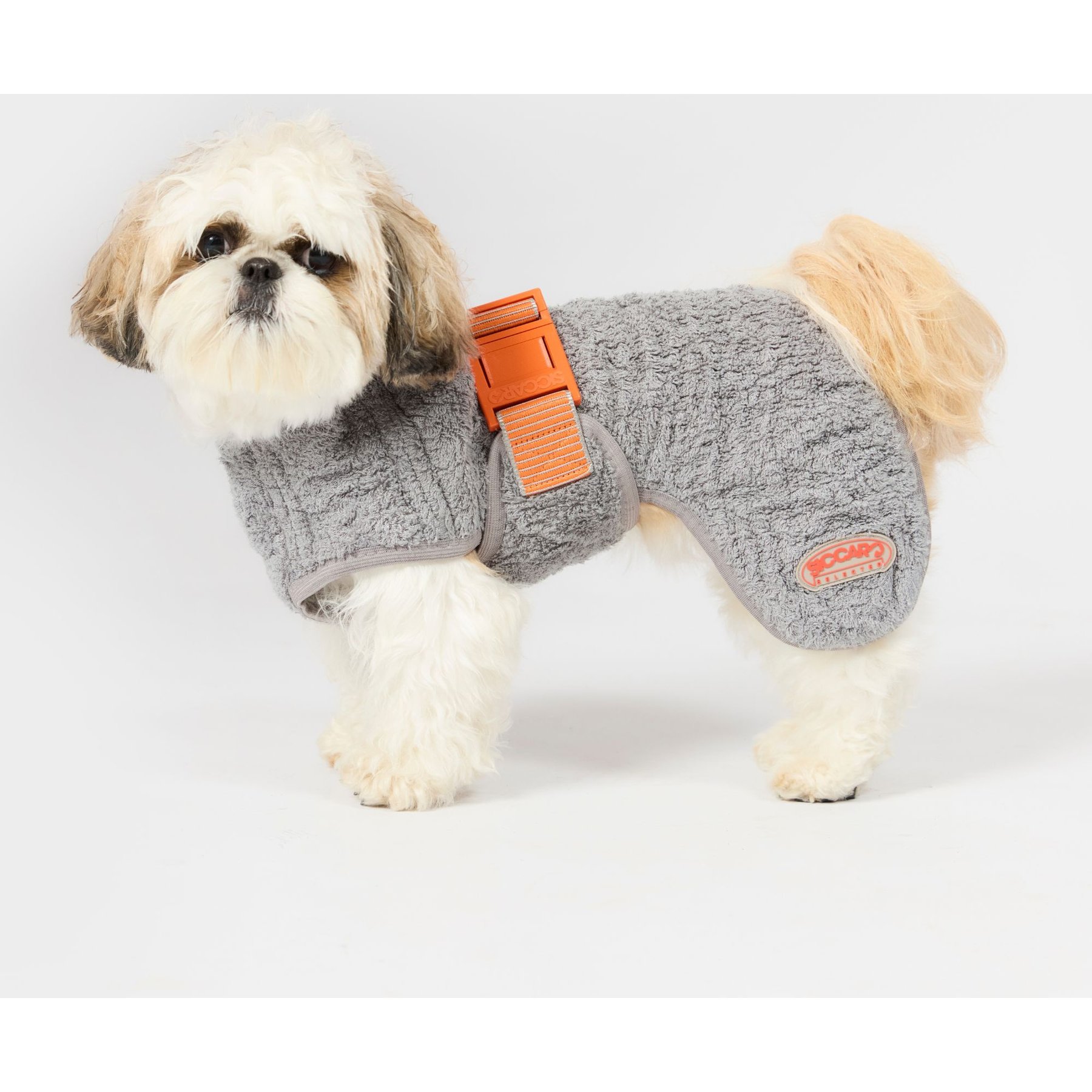 Siccaro Selected Drying Dog Coat, Signature Grey, 30