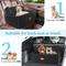 Show in main carousel: NEEZUKAR Travel Dog Car Booster Seat with Thick Cushion & 2 Safety Leashes, 29.5 x 20 x 20-in, Black slide 5 of 6