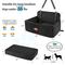 Show in main carousel: NEEZUKAR Travel Dog Car Booster Seat with Thick Cushion & 2 Safety Leashes, 29.5 x 20 x 20-in, Black slide 3 of 6