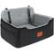 Show in main carousel: XIEEAOZEE Thick Cushion, Detachable & Washable Dog Car Booster Seat with Storage Pockets, 28.5 x 20.5 x 20.5-in, Black/Grey slide 1 of 6