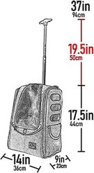 Pet Gear I-GO2 Escort Backpack Dog & Small Pet Carrier, Sage slide 2 of 6
