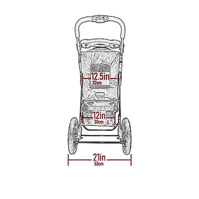 Show full view: Pet Gear NV No-Zip Dog Stroller, Skyline slide 5 of 5