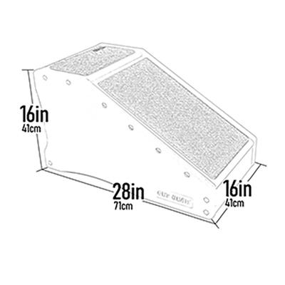 Show full view: Pet Gear Dog Step/Ramp Combination with supertrax, Chocolate slide 6 of 7