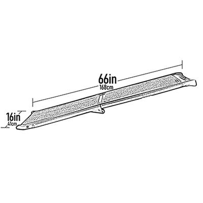 Show full view: Pet Gear Bi-Fold Dog Ramp with supertrax, Black/Green slide 3 of 4